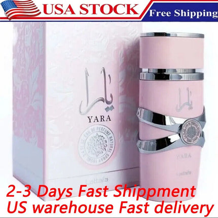 Yara by Lattafa Perfumes | Eau De Parfum - 100ml (3.4 fl oz) | - Women Long-Lasting Floral Scent Best Valentine's Day Gif