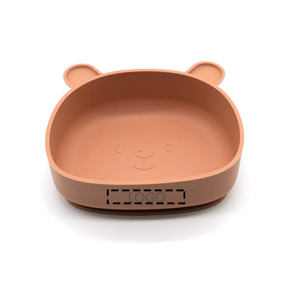 Kids' Meal Bowl Personalized Name Printing Fade-Resistant Silicone Suction Cup Feeding Bowl Gift for Boys and Girls