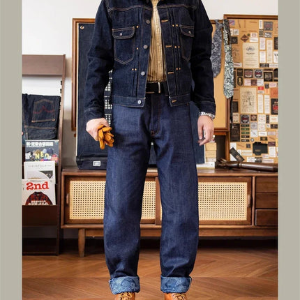 Red Tornado NOIR Year of the Dragon Limited Edition Jeans 14oz Natural Indigo Selvedge Denim Pants