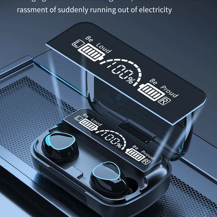 New Arrival M10 Earphone Wireless Headset High Quality Perfect Sound Earbuds Sports Game Music BT Headphone with Power Bank