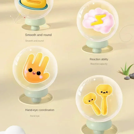 Duck/Frog/Pig Baby Toy Montessori Learning Game Educational Puzzle Gift for 12 24 Months Toddler Boy/Girl with Hammer