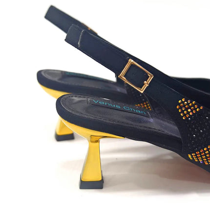 Newest Arrivals Special Design Silver Color African Women Shoes and Bag Set Pointed Toe Pumps for Wedding Party