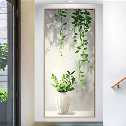 Light and shadow porch decorative wall painting Modern Painting Living Room Home Decoration 50*105cm decoration wall paste