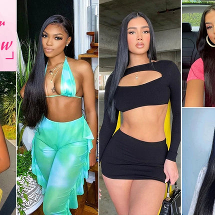 38 42 48 Inch 13x6 HD Transparent Bone Straight Lace Front Wigs 300 Density Straight Lace Front Wigs Brazilian Human Hair Wigs