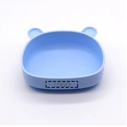 Kids' Meal Bowl Personalized Name Printing Fade-Resistant Silicone Suction Cup Feeding Bowl Gift for Boys and Girls