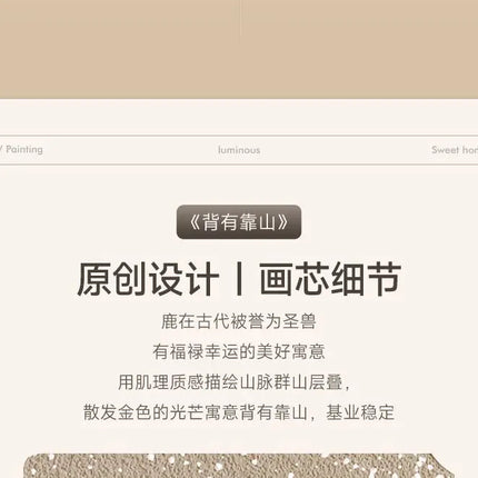 decorative painting LED lighting advanced sense wall lamp painting light luxury atmosphere sofa background wall hanging painting