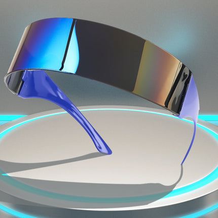 Lunettes de soleil Y2K Lunettes de technologie du futur