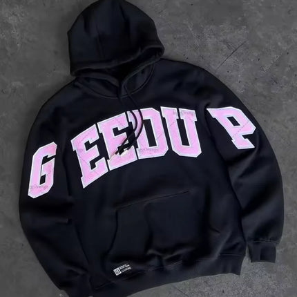 New Punk Goth Casual Loose Men Suit 2025 American High Street Fashion Clothing Retro Harajuku Y2K Fashion Oversized Hoodie