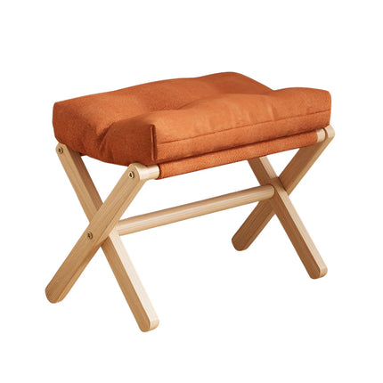 Foldable Sofa Footstool Living Room Stool Sofa Stool Living Room Footstool Solid Wood Casual Stool Portable Desk Footstool