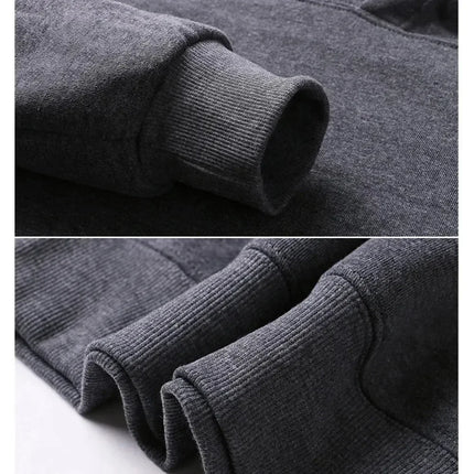 Men's fashionable casual sportswear, outdoor fitness jogging set, autumn and winter pullover hoodie + sweatpants two-piece set