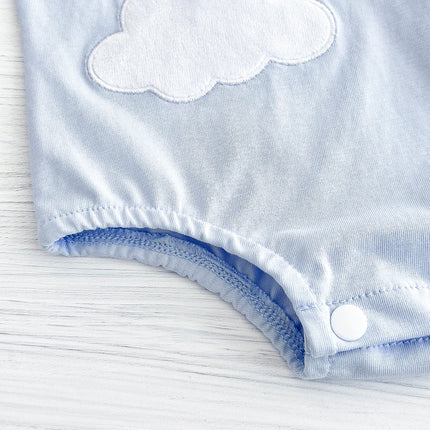 New Baby Boys Clothes Newborn Infant Baby Boy Girl Romper 3D Clouds, Hearts, Flowers Patchwork Jumpsuit Summer Baby Clothes