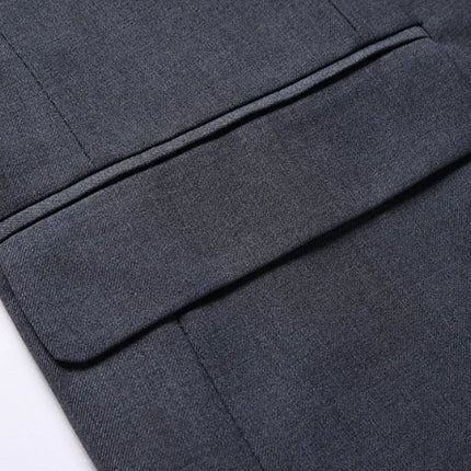 Men's Solid Color Business Suit 2025 High Quality Fashion Banquet Wedding Trend Groom Best Man Single 3/2/1