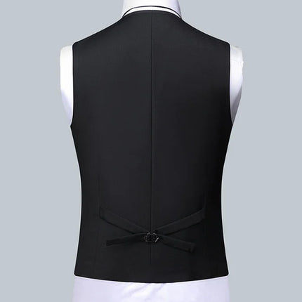 Men's Solid Color Business Suit 2025 High Quality Fashion Banquet Wedding Trend Groom Best Man Single 3/2/1