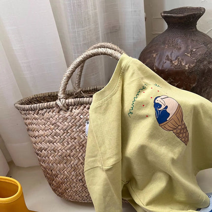 Children's Clothing T-Shirt Kids Clothes Boys Girls Summer Cartoon Tops Short Sleeve Clothes  Cotton Baby Clothing