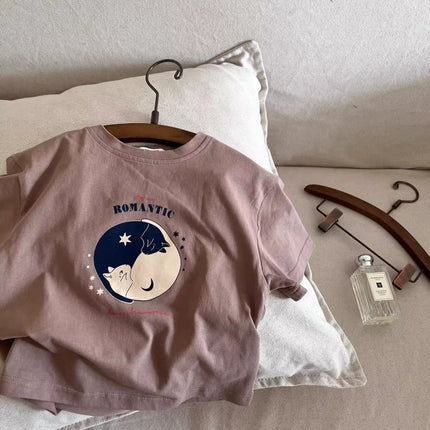 Children's Clothing T-Shirt Kids Clothes Boys Girls Summer Cartoon Tops Short Sleeve Clothes  Cotton Baby Clothing