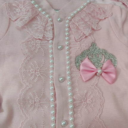 Newborn Baby Girl Coming Home Hospital Outfit Sequines Lace Tulle Romper Onesie with Blanket Princess Boho Clothes Photo Shoot