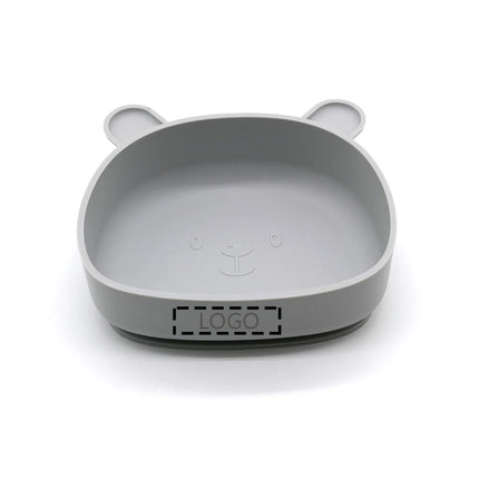 Kids' Meal Bowl Personalized Name Printing Fade-Resistant Silicone Suction Cup Feeding Bowl Gift for Boys and Girls