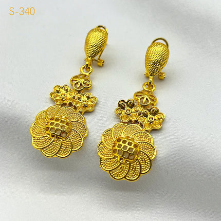Brazilian 24K Gold Color Jewelry Sets For Women Wedding Dubai Necklace Earrings Nigerian Indian Bridal Set Party Gifts Wholesale