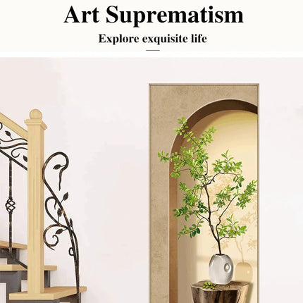 Light and shadow porch decorative wall painting Modern Painting Living Room Home Decoration 50*105cm decoration wall paste