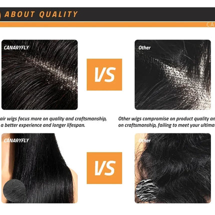 13x6 HD Chocolate Brown Bone Straight Lace Front Wig  36 Inch Lace Frontal Wig Human Hair Pre Plucked #4 Colored Human Hair Wig