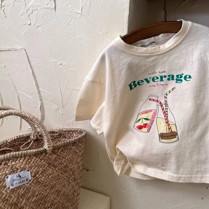 Children's Clothing T-Shirt Kids Clothes Boys Girls Summer Cartoon Tops Short Sleeve Clothes  Cotton Baby Clothing