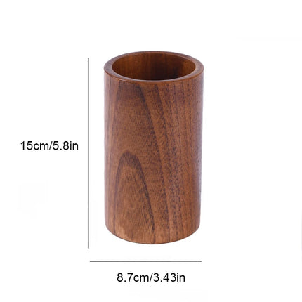 Kitchen Utensil Holder Wooden Chopsticks Storage Holders Kitchen Supplies Drainage Chopstick Cage