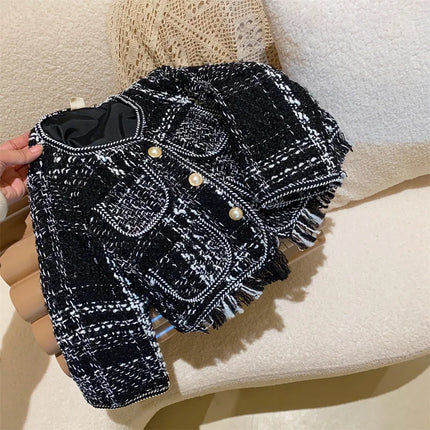 Children's Clothing Sets Woven Coat + Bell-bottom Pants 2pcs Toddler Girl Clothes Baby Girl Outfit Set Kids Boutique Clothes