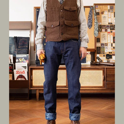 Red Tornado NOIR Year of the Dragon Limited Edition Jeans 14oz Natural Indigo Selvedge Denim Pants