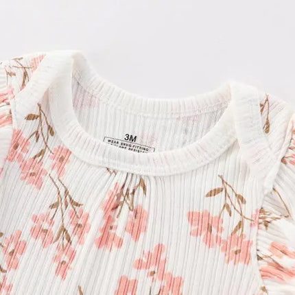 6/9/10Pieces Cotton Baby Boy Clothes Sets Cartoon Newborn Baby Girl Clothes Unisex Bodysuits+Pants Print Sleeveless Bebes