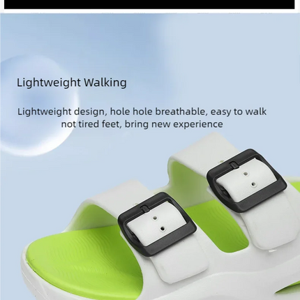 Slippers summer new breathable men's casual outdoor beach shoes classic slippers soft-sole non-slip comfort thick-sole sandals