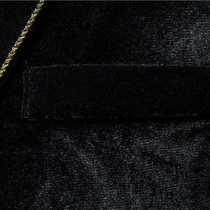 2023 new men's high-end velvet suits fashion casual dress jacket party costumes men's sets
