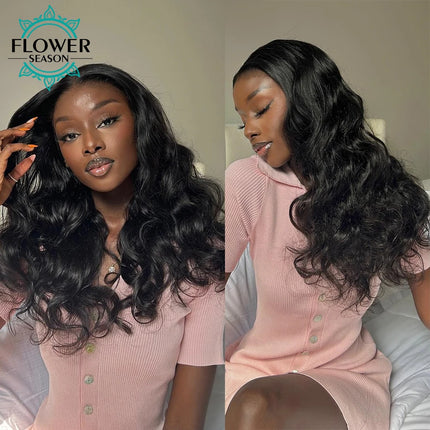 PU Clip ins Hair Extensions Human Hair Body Wave Invisible Seamless Clip in human hair Skin Weft 120g/7pcs Full Head for Women