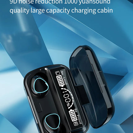 Écouteurs sans fil M10, casque d'écoute de haute qualité, son parfait, écouteurs de sport, jeu, musique, casque BT avec batterie externe