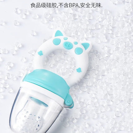 Silicone Fresh Food Nibbler Baby Feeder Kids boy girl Fruit Nipples Feeding Safe Infant Baby Supplies Nipple soother Bottles