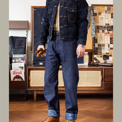 Red Tornado NOIR Year of the Dragon Limited Edition Jeans 14oz Natural Indigo Selvedge Denim Pants