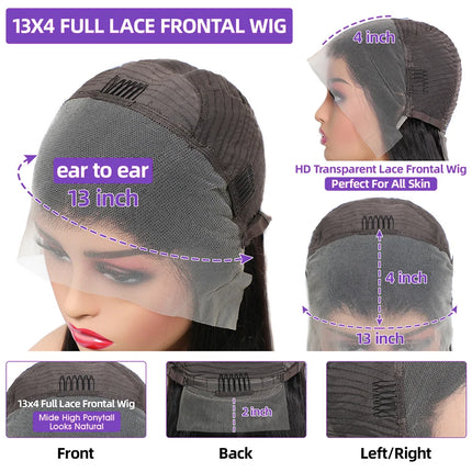 Lemoda 12A Burmese Curly Human Hair Wigs 210% Pixie Curls Spirals Wigs 13x4 HD Transparent Lace 13x6 Full Frontal Wigs For Women