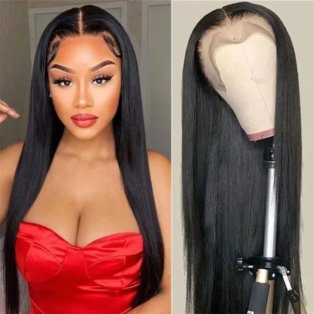 13x4 13x6 Lace Frontal Wigs For Women Brazilian Remy Straight Human Hair Wigs Pre Plucked Lace Front Wig  Natural Hairline Sale