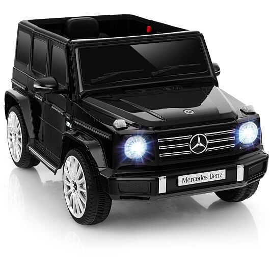 12V Battery Powered Mercedes-Benz G500 Kids Ride-on Car-White-0