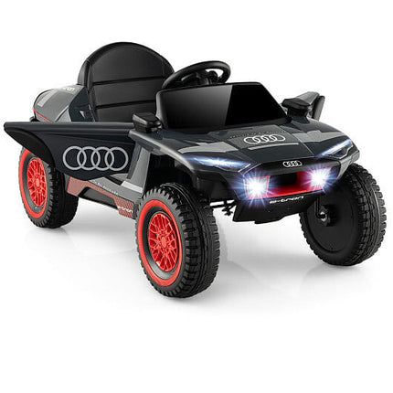 Licensed Audi Kids Ride On E-tron Racing Car-Gray-4