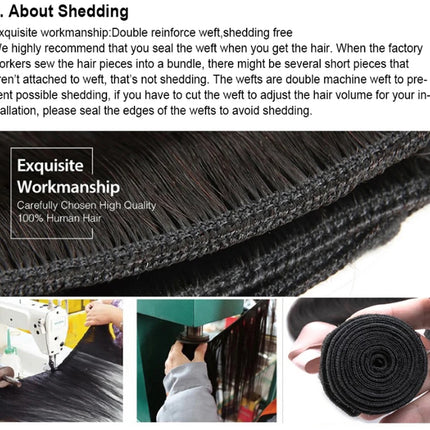 Bone Straight 13A Grade Human Hair Bundles With Closure Malaysian Unprocessed Frontal Tissage Bresiliens Bone Straight Virgin