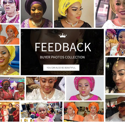 18K Gold Plated Jewelry African Fashion Ladies Clothing Accessories Wedding Party Italian Gold Plated Jewelry Set Wholesale