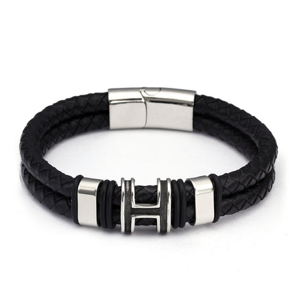 Stainless Steel Geometric Bracelet – Modern Unisex Design