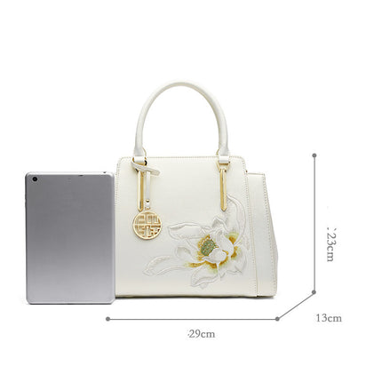 Legacy Bloom: High-End Handbag with Purposeful Elegance