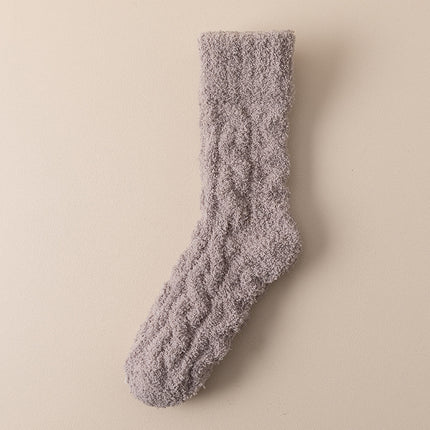 Winter Warm Fuzzy Coral Fleece Unisex Socks