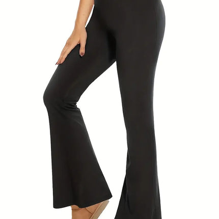 3pcs Butt-Lifting Flare Yoga Pants High Waist, Ultra Stretch, Naked Feel Leggings For Women