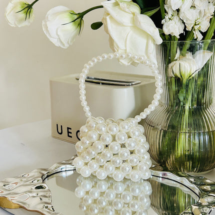 Elegant Imitation Pearl Handbag – Chic, Lightweight & Versatile