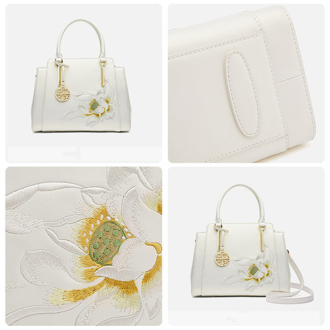 Legacy Bloom: High-End Handbag with Purposeful Elegance