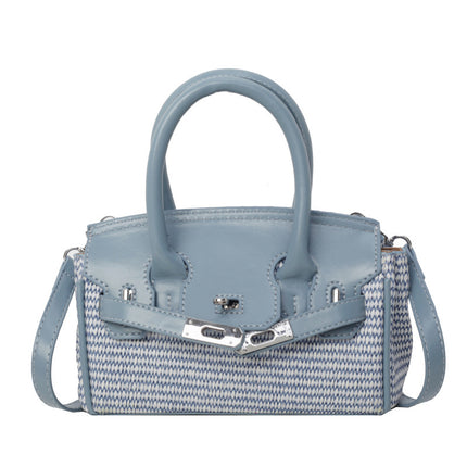 Riviera Bloom: French Straw Crossbody – Summer Edition