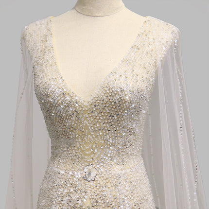 Women's Fashionable Personalized Shawl Evening Dress