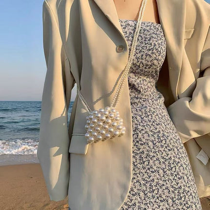 Elegant Imitation Pearl Handbag – Chic, Lightweight & Versatile